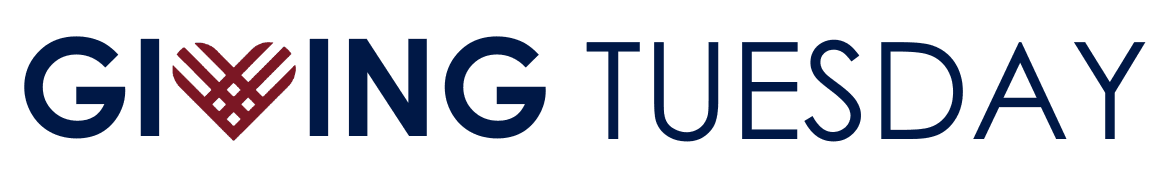 Giving Tuesday logo with a stylized red heart-shaped icon.
